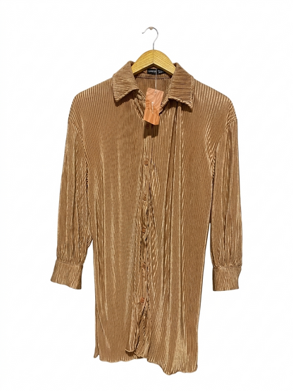 SHEIN |L| BUST 22| B6| OVERSIZED BUTTON-DOWN SHIRT DRESS