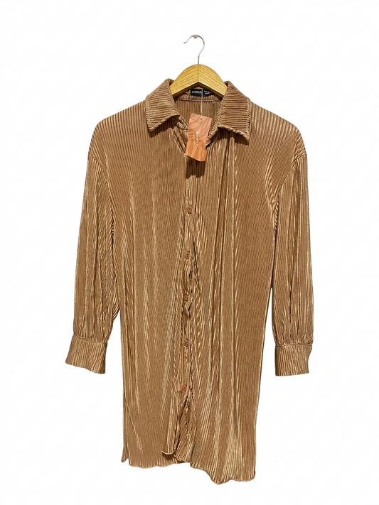 SHEIN |L| BUST 22| B6| OVERSIZED BUTTON-DOWN SHIRT DRESS