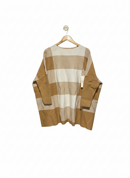 MISS CHARM|L| BUST 32| Free People Easy Street Checkered Tunic