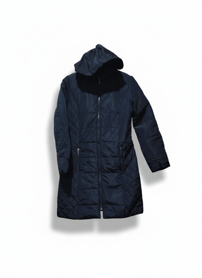 M&S Padded Quilted Hooded Coat | SOSANDAR W-17 /L-32