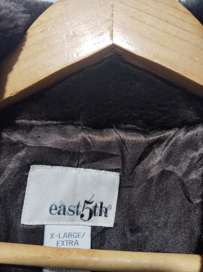 EAST 5TH|L/XL|BUST 23|Brown Faux Fur Coat