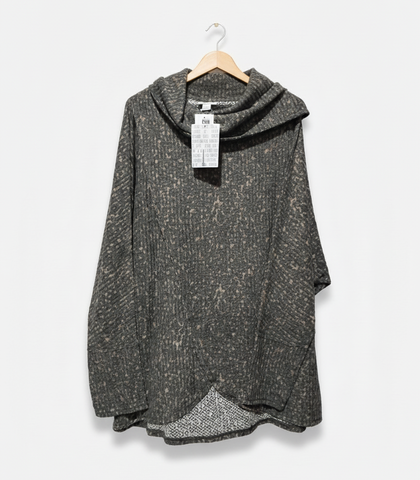 Lularoe Kristin Cowlneck Waffle Sweater W-30/ L-29