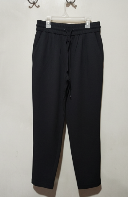 Must-Have! Primark Easy Fit Black Joggers with Tie-Up Waist | W-28 / L-38