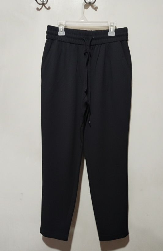 Must-Have! Primark Easy Fit Black Joggers with Tie-Up Waist | W-28 / L-38