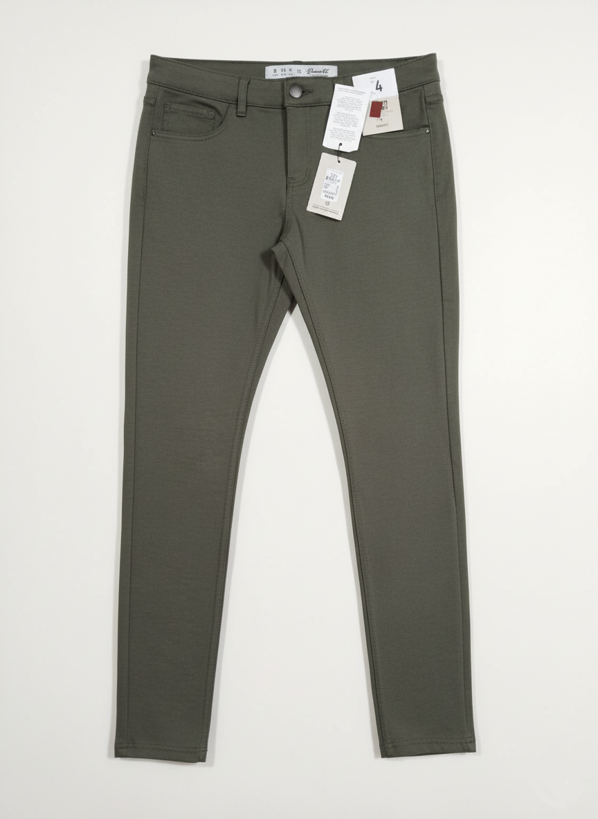Denim Co. Dark Khaki Trousers / Jeans - Size UK 14 / US 10 / EUR 42