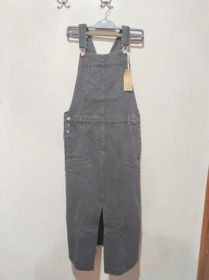 Next Denim Dress - Washed Black W-16 / L-45