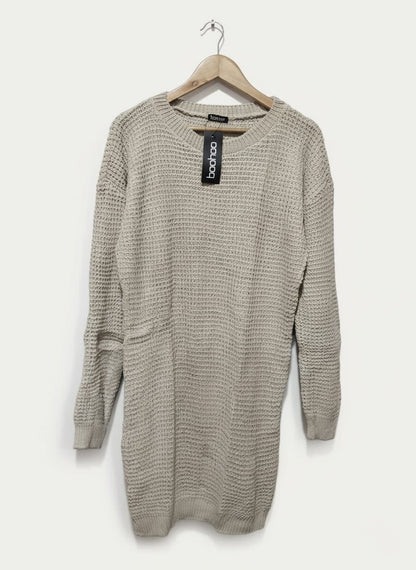Boohoo Crew Neck Jumper Dress W-21/ L-37