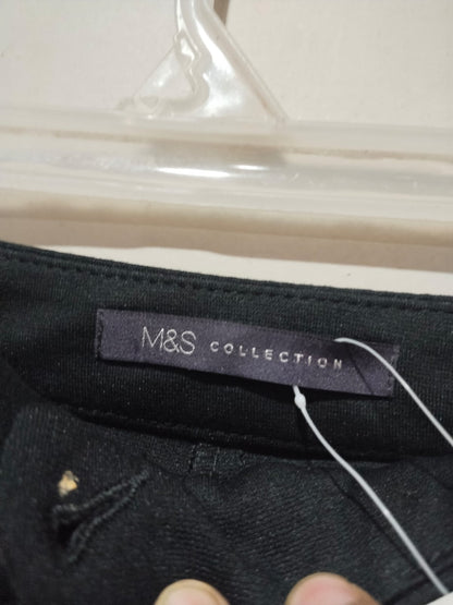 M&S Collection Linen Blend Wide Leg Pants W-30 / L-37