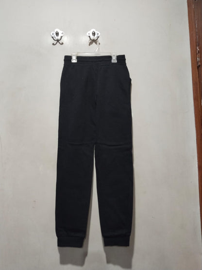 PRIMARK Women's Black Cuffed Leg Drawstring Joggers W-28 / L-38