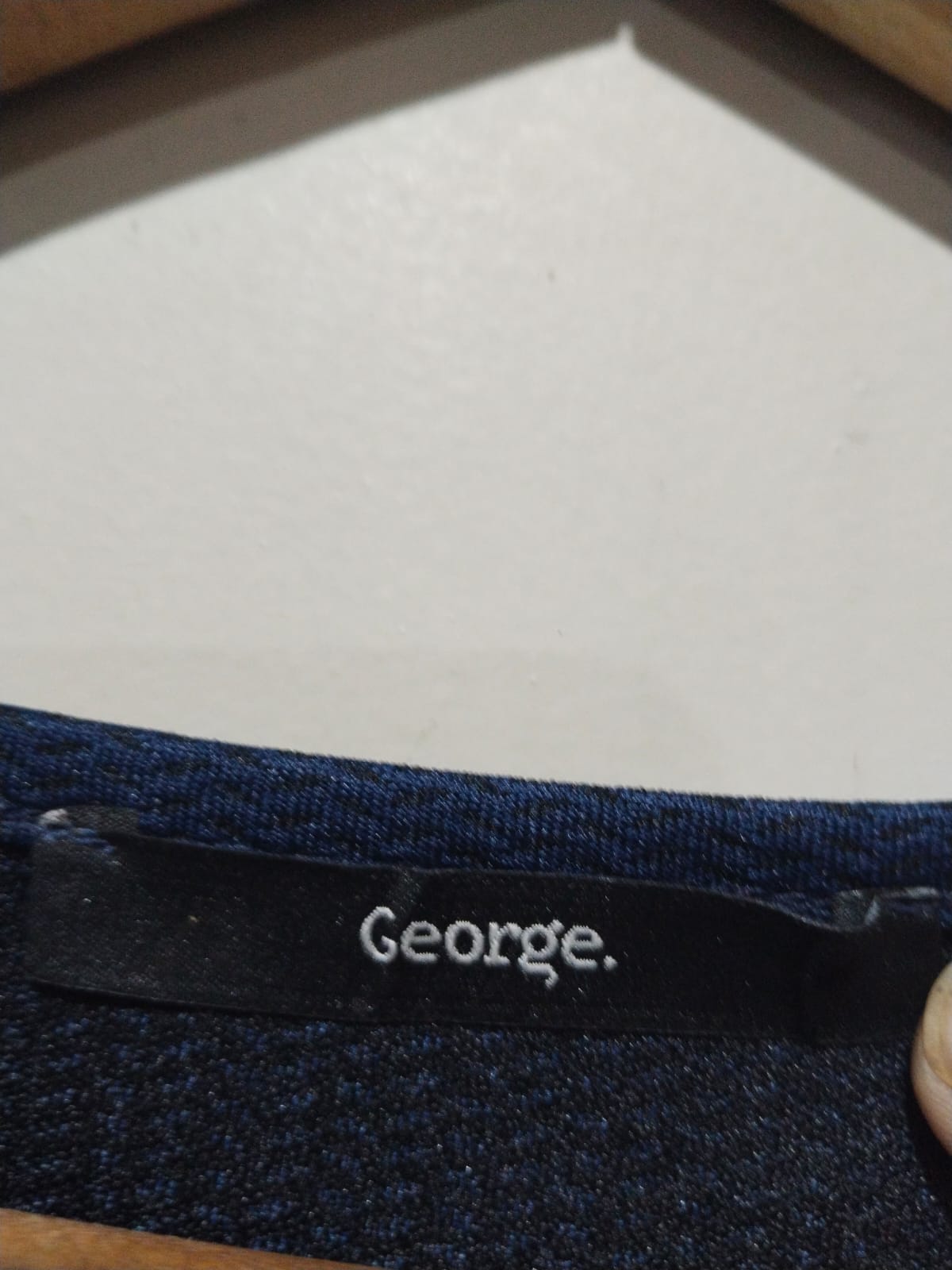 George Navy Sweatshirt Dress W-19 / L 35