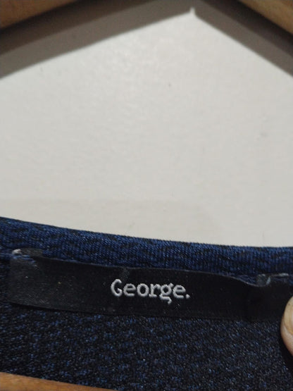 George Navy Sweatshirt Dress W-19 / L 35