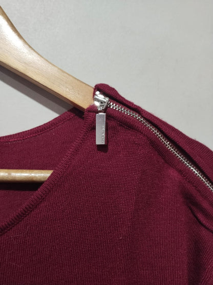 STAR BY JULIEN MACDONALD LONG SLEEVED JUMPER SIZE 10 W-18.5 / L-37