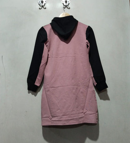 BERMINI Women's  Warm  Pullover Hoodie Dress W-17 / L-31