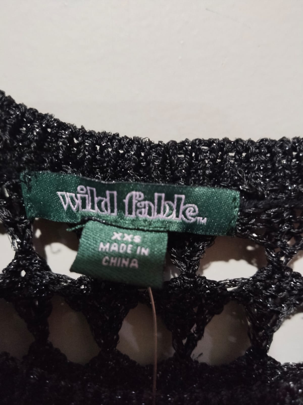 Wild Fable Women's Cutout Crochet Swim Cover Up Long Dress W-10.5 / L-54