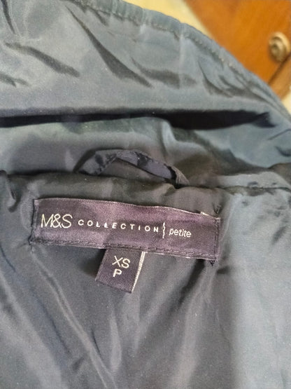 M&S Padded Quilted Hooded Coat | SOSANDAR W-17 /L-32