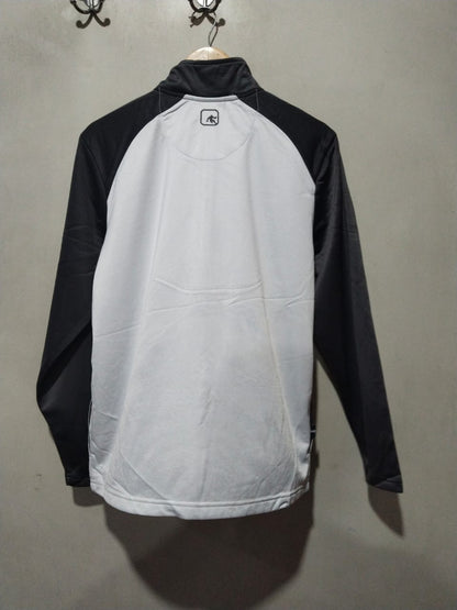 AND1 Jacket Full Zip Gray Athletic Basketball Long Sleeve W-21 /L-27