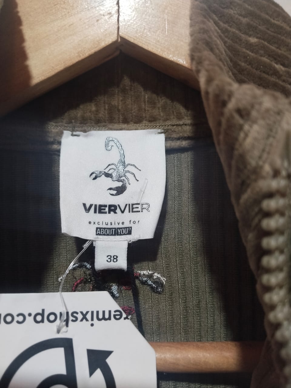 VIERVIER CROP TOP JACKET 'Celia' i Khaki  W-15 /L-16.5