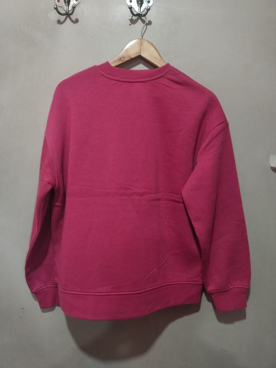 Womens Hot Pink  Oversized Scuba Sweatshirt | Primark W-24 / L-25