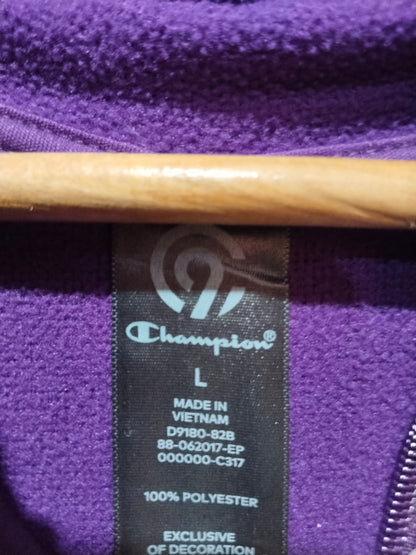 Champion Deep Purple Zip Up Jacket with Hoodie W-21 \ L-28