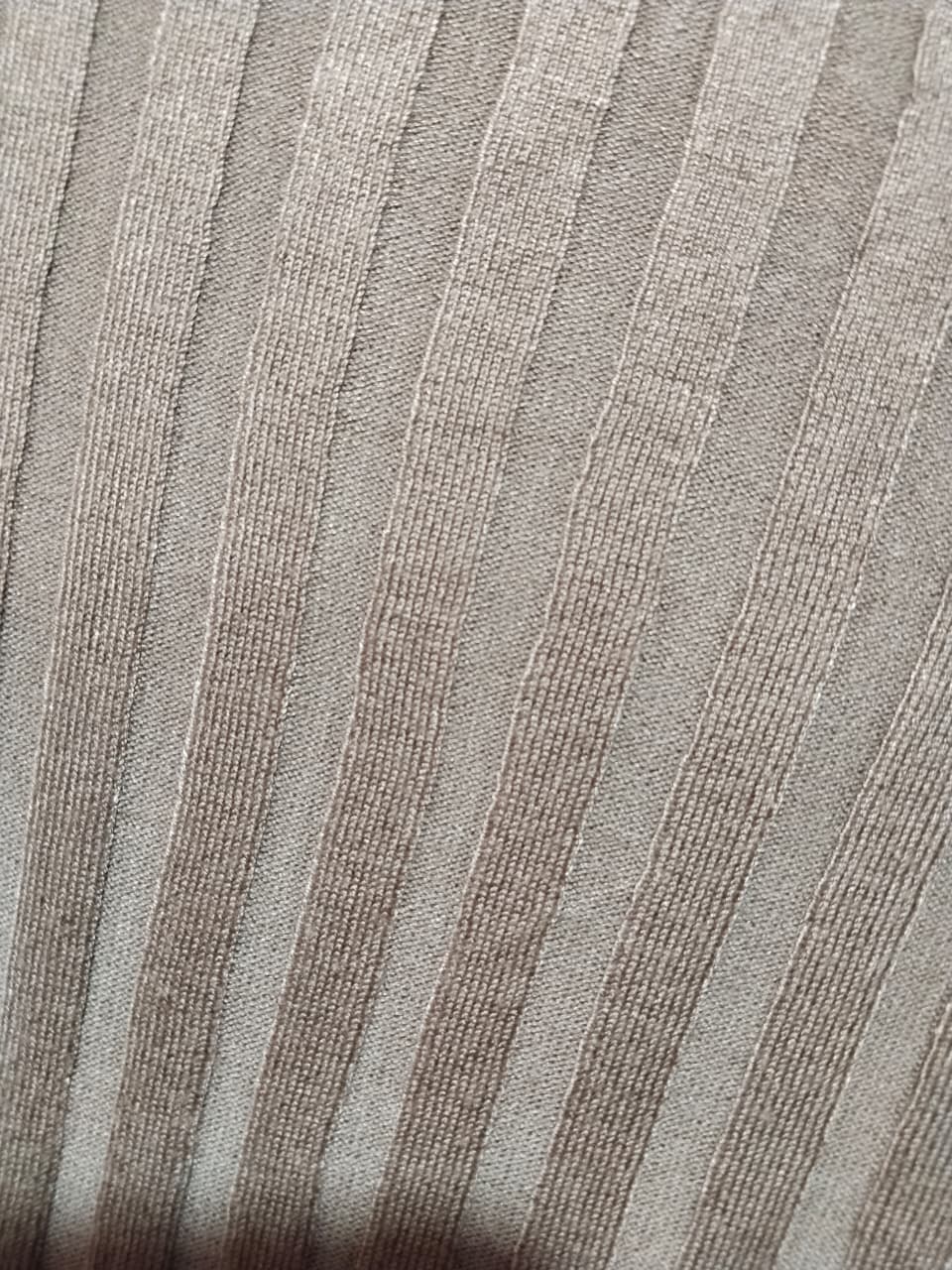 Boohoo Rib Knitted Mini Dress - taupe