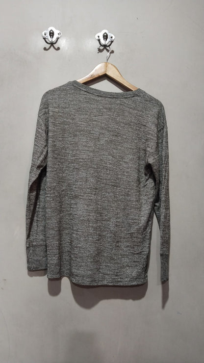Gap Heather Grey Long Sleeve Softspun Tunic Top
