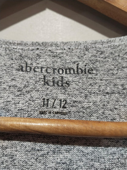 ABERCROMBIE Gray LONG SLEEVE TOP