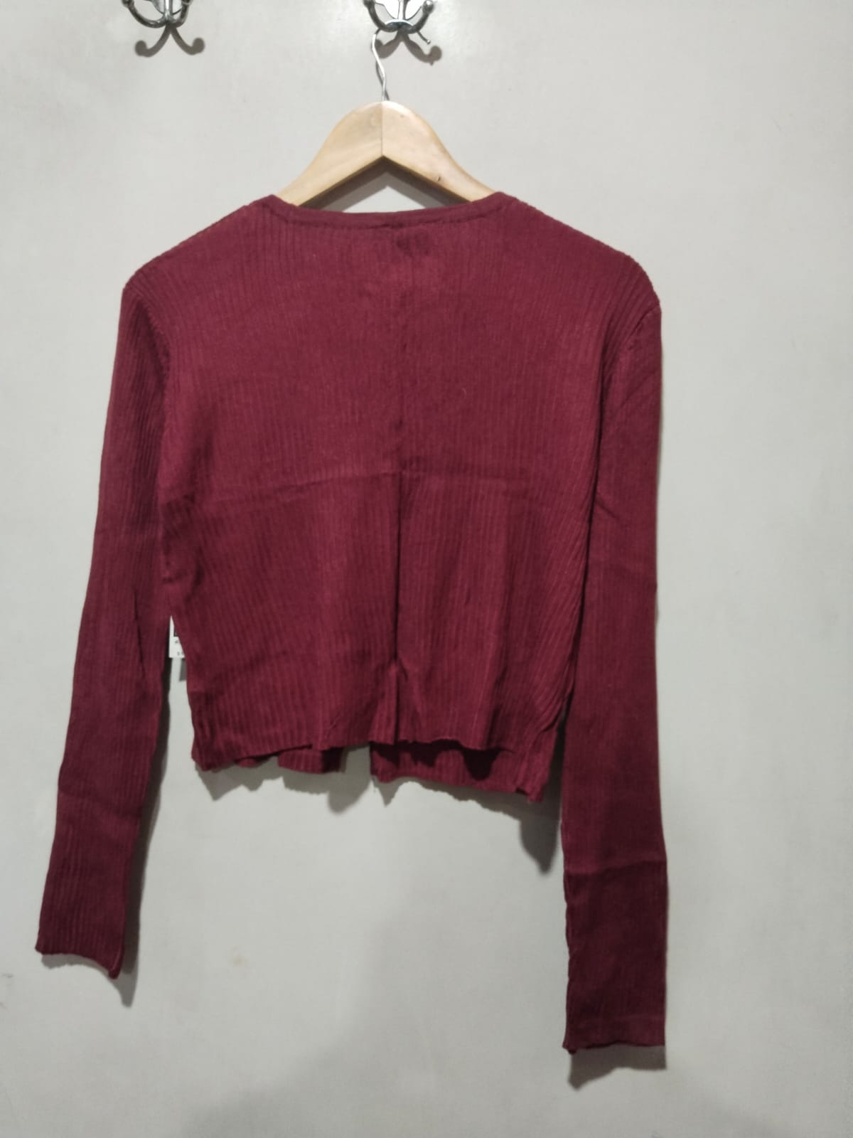 No Boundaries Juniors' Tie-Front Cardigan