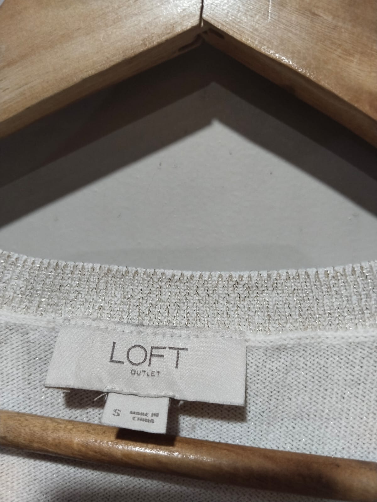 Loft Outlet Women's Metallic Sweater Top