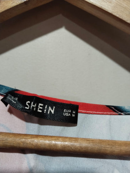 SHEIN Womens Kimono Cover Ups for Beach Floral Short Sleeve Loose Summer Cardigan