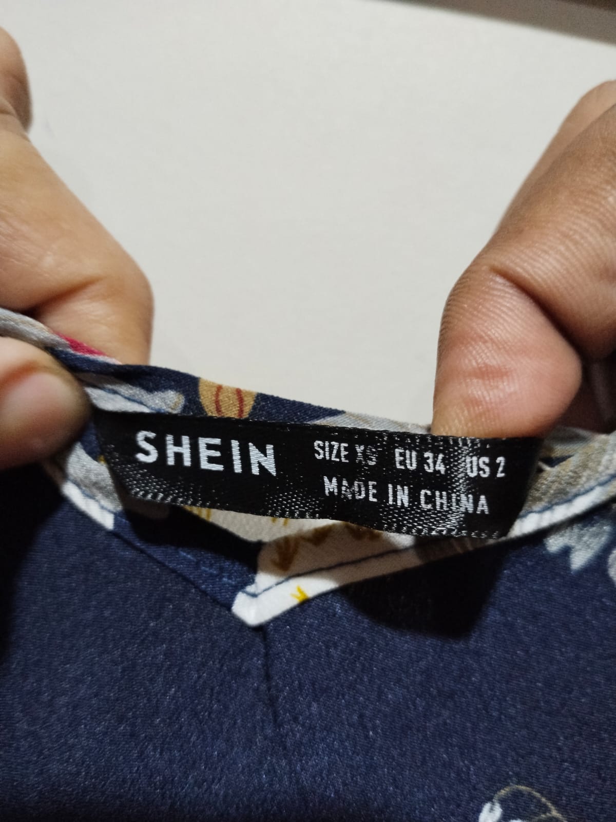 SHEIN VCAY Cold Shoulder Flounce Foldover Floral Dress