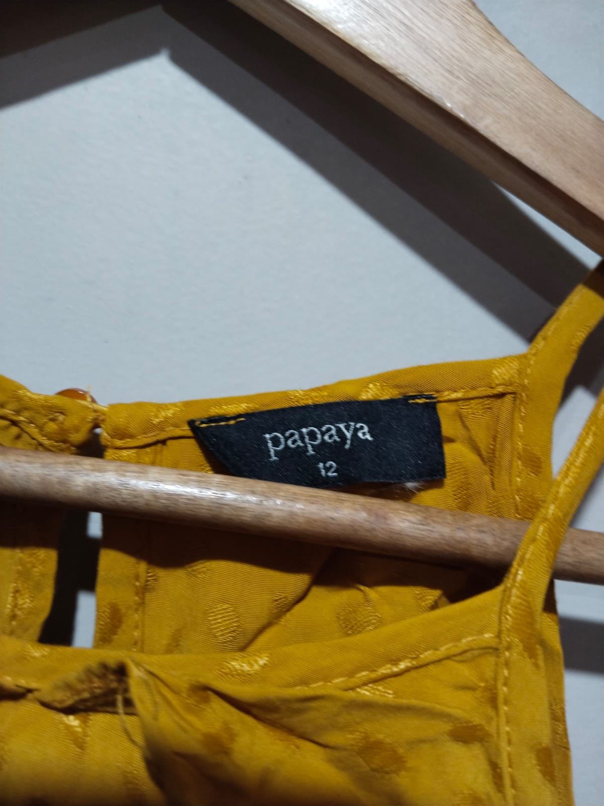 Papaya Yellow Viscose Clothing for Women