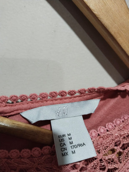 H&M Women’s Long Sleeveless Dress Pink Size M