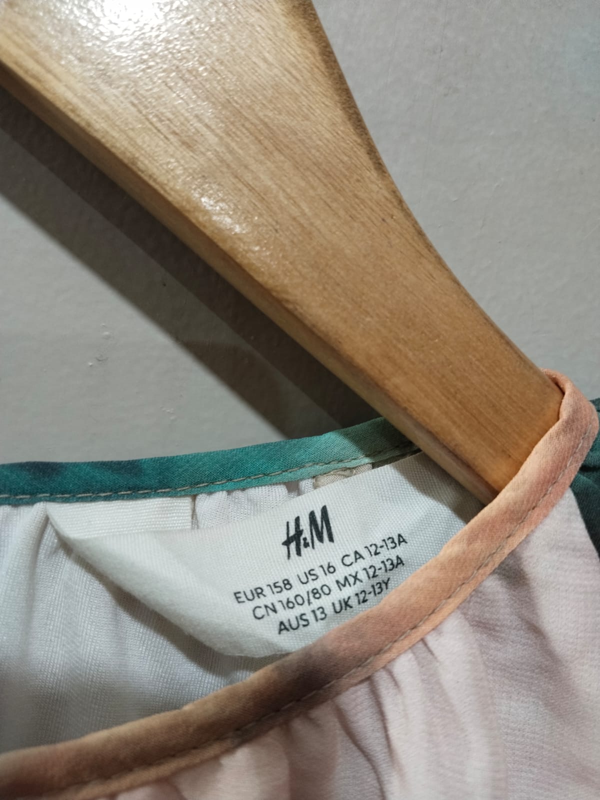 H&M Tie-Dye Print SMOKDETAIL Dress