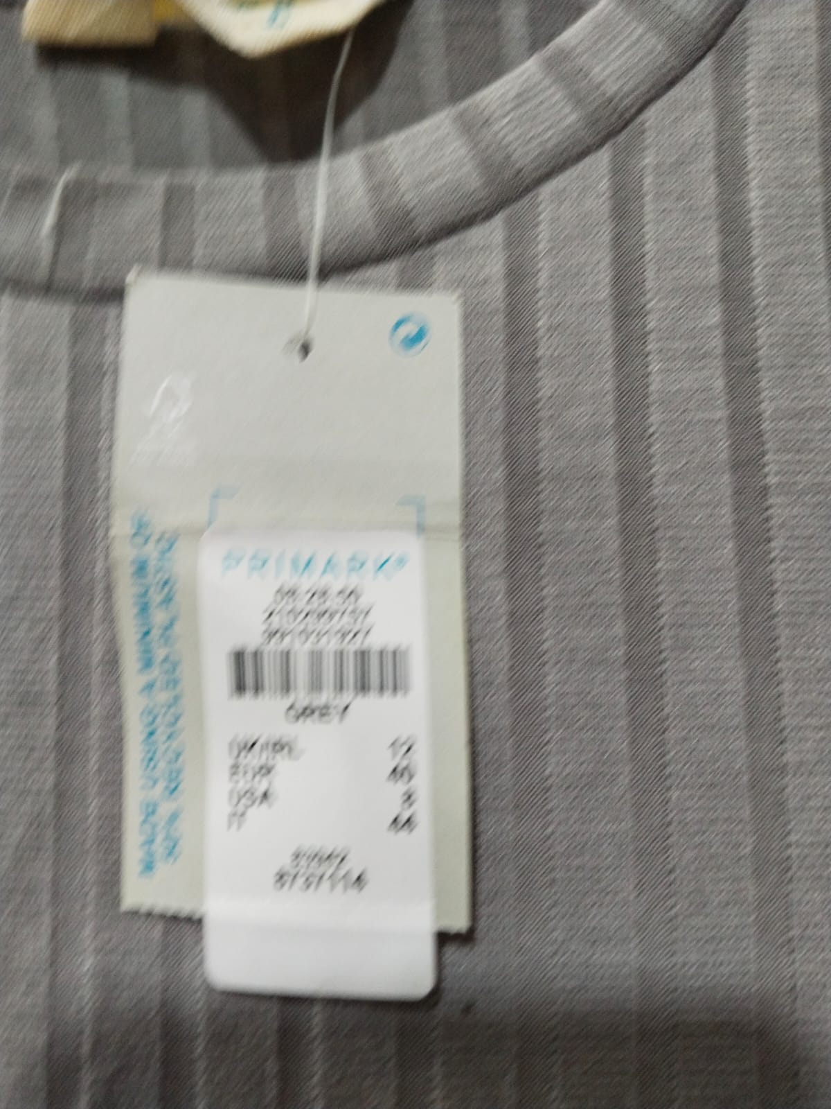 Primark Grey Ribbed Bodycon Dress