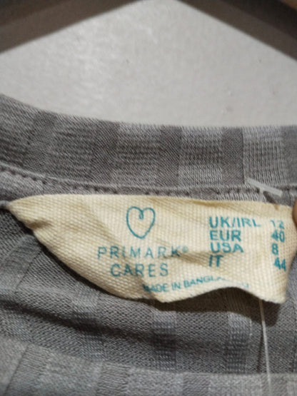 Primark Grey Ribbed Bodycon Dress