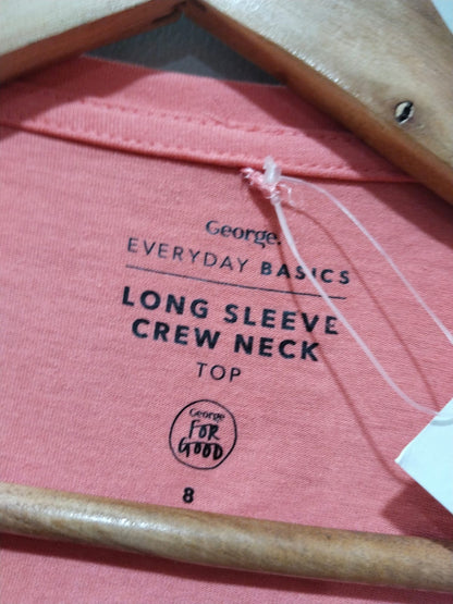GEORGE Long-Sleeve T-Shirt In Pink