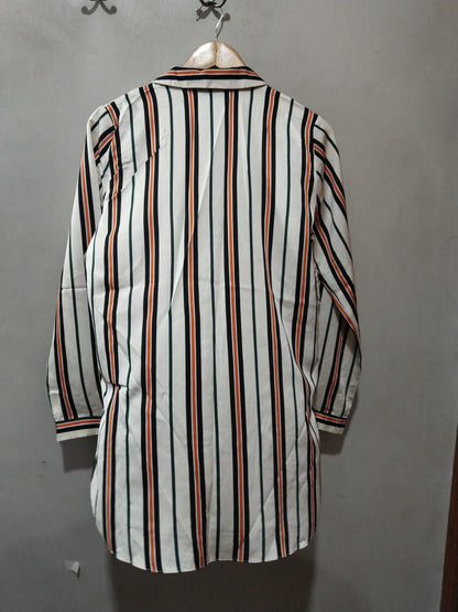 WALLIS Striped Button-Down Shirt