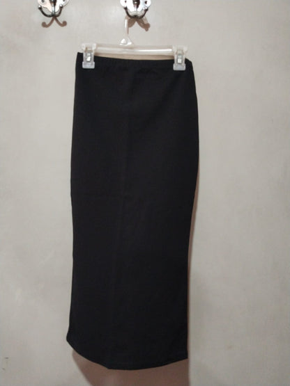 BOOHOO Black Pencil Skirt With An Elastic Waistband