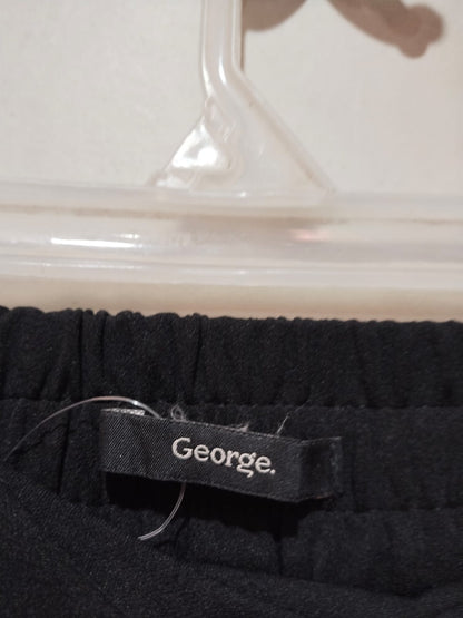 GEORGE Black Drawstring Trousers