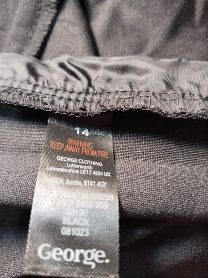 GEORGE Black Drawstring Trousers