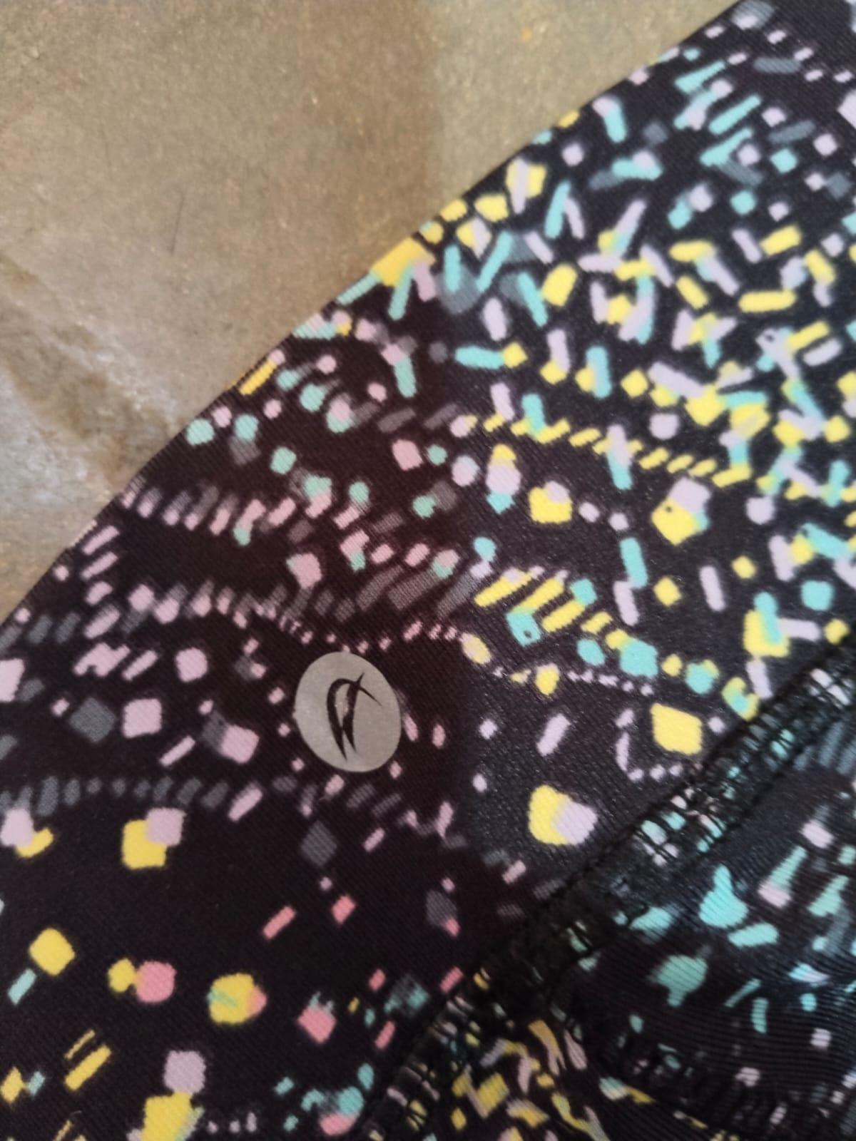 F&F Women's Leggings With A Colorful Speckled Or Floral Pattern