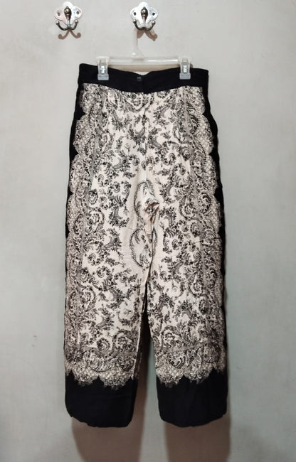 H&M Creamy Black Airy Pants