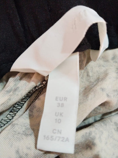 H&M Creamy Black Airy Pants
