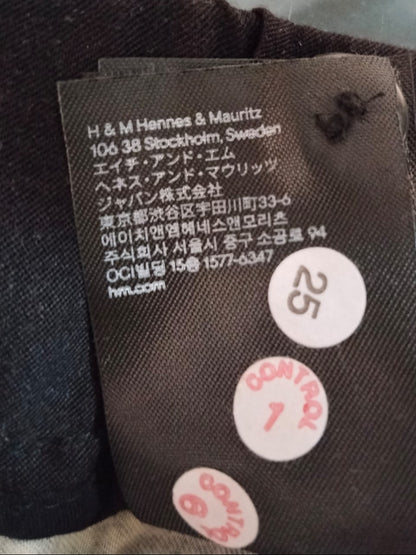 H&M Creamy Black Airy Pants