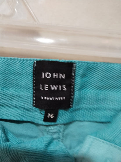 JOHN LEWIS Womens Jeans  Pastel Green Teal Denim