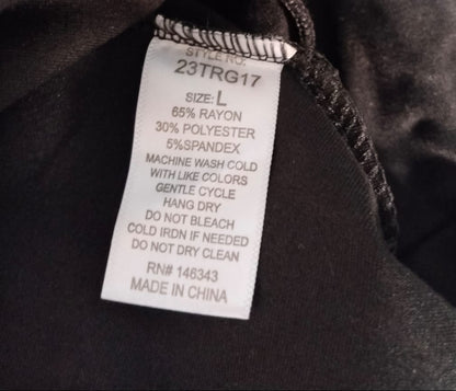 MIEVA Black High-Waisted Leggings