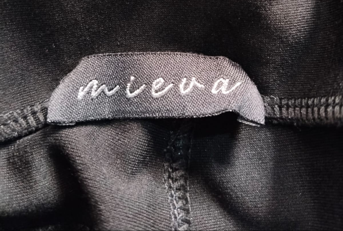 MIEVA Black High-Waisted Leggings