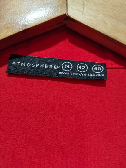 ATMOSPHERE Red Long-Sleeve Shirt