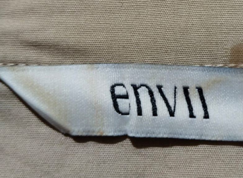 ENVII Beige Button-Down Shirt