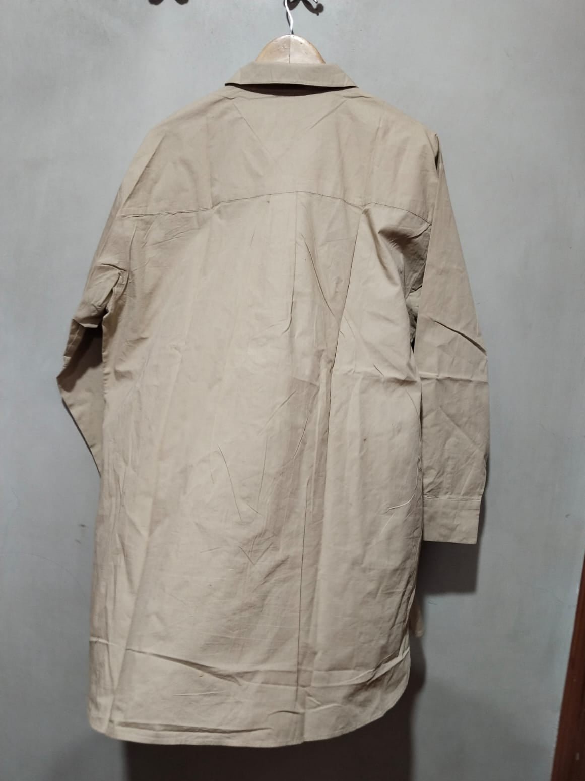 ENVII Beige Button-Down Shirt